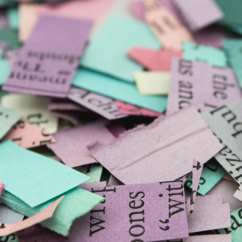 tri des déchets papier